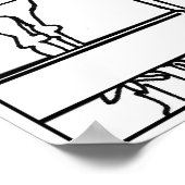 牛よりあなたは速く立ち入らない限り不法侵入はしない ポスター (角)