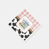 牛をどかして  スタンダードカクテルナプキン (角)