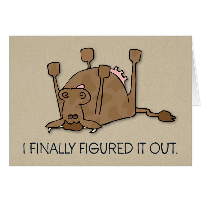 牛をテーマにしたおもしろい誕生日の報酬 (正面横)