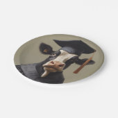 牛を卒業する ペーパープレート (アングル)