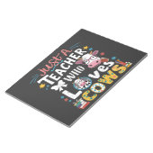 牛を愛するただの先生新学期 ノートパッド (アングル)