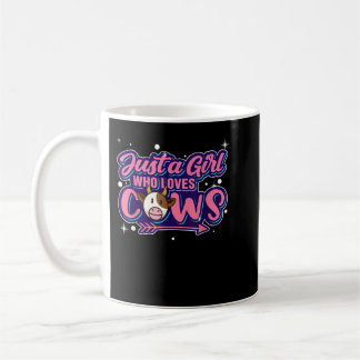 牛を愛する女の子だけ農家肉屋ミルク コーヒーマグカップ