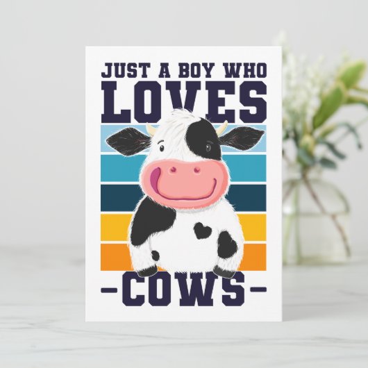 牛を愛する少年 招待状 (スタンド正面)