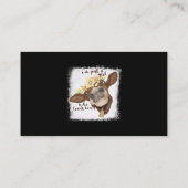 牛を愛するImジャスト女の子Shirt Cow Lov 名刺 (裏面)