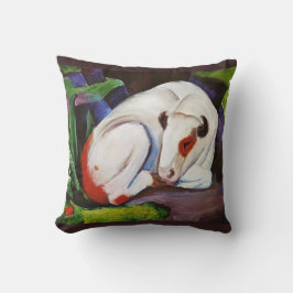 牛を操縦するフランツ・マーク クッション