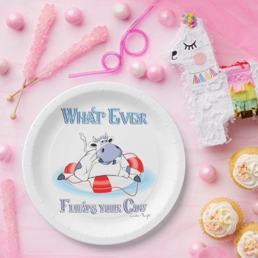 牛を浮かせるものは何でも3 ペーパープレート (パーティー)