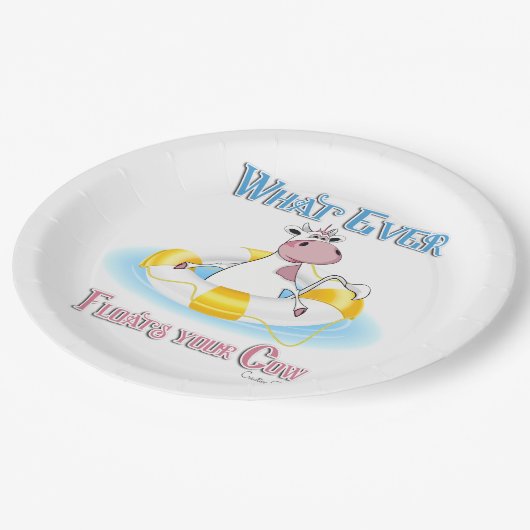 牛を浮かせるものは2 ペーパープレート (アングル)