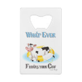 牛を浮かせるものは クレジットカード栓抜き (裏面)