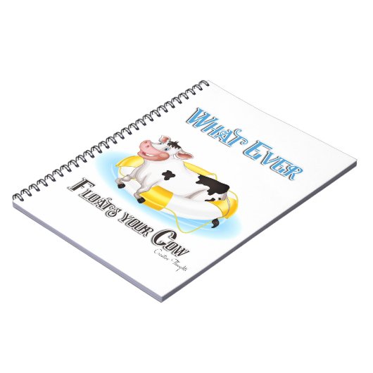 牛を浮かせるものは ノートブック (左側)