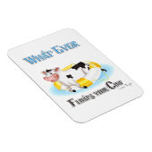 牛を浮かせるものは マグネット (右側)