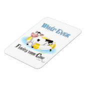 牛を浮かせるものは マグネット (左側)