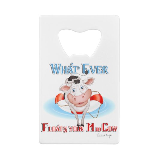 牛を浮かべモーる物 クレジットカード栓抜き (裏面)