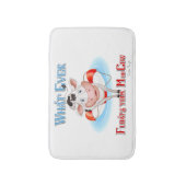 牛を浮かべモーる物 バスマット (正面縦)