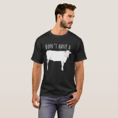 牛を飼うな Tシャツ (正面フル)