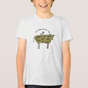 牛を飼ってはいけない トライブレンドTシャツ