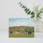 牛アットペンチル ポストカード (スタンド正面)