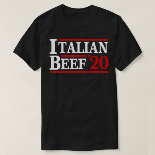牛イタリアン肉2020選挙イタリアイタリアンイタリア Tシャツ (デザイン正面)