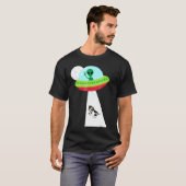 牛エイリアン誘拐SF宇宙人 Tシャツ (正面フル)