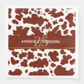 牛エレガント斑プリント農家結婚記念日 (正面)