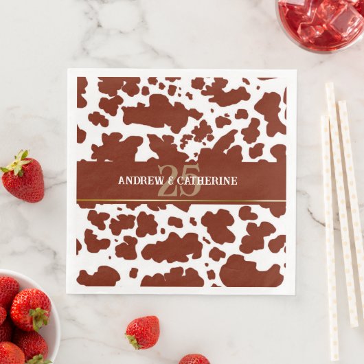 牛エレガント斑プリント農家結婚記念日 (インサイチュ)