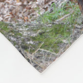 牛オオシカ フリースブランケット (角)