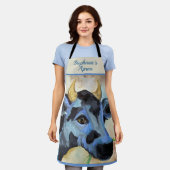 牛カスタムエプロン エプロン (着用した状態)