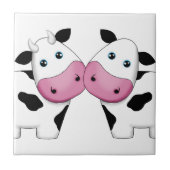 牛カップル タイル (正面)