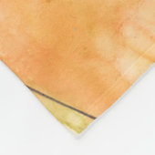 牛カラフルデザイン フリースブランケット (角)