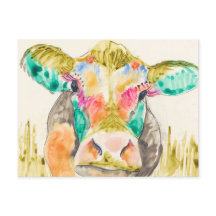 牛カラフルデザイン