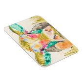 牛カラフルデザイン マグネット (右側)