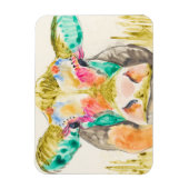 牛カラフルデザイン マグネット (縦)