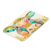 牛カラフルデザイン マグネット (左側)