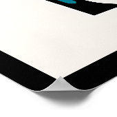 牛カラフル固有スタイル ポスター (角)