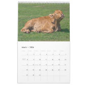 牛カレンダー2025 カレンダー (3月 2026)