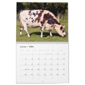 牛カレンダー カレンダー (1月 2026)