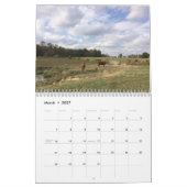 牛カレンダー カレンダー (3月 2027)