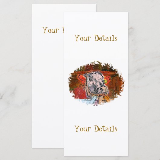 牛カード (正面/裏面)