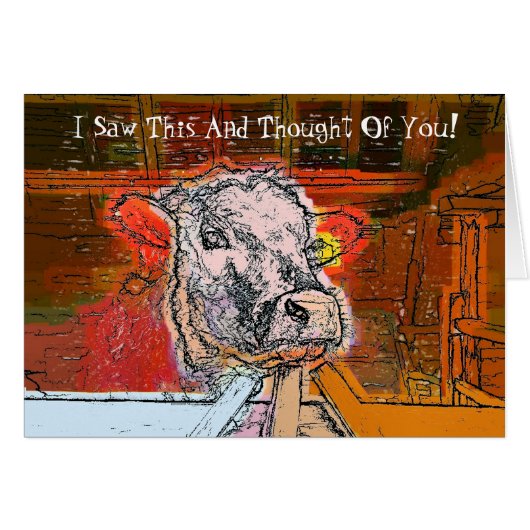 牛カード (正面横)