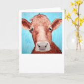 牛カード-それをカスタマイズ! カード (黄色い花)