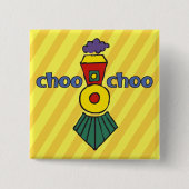 牛キャッチャーエンジン 缶バッジ (正面)