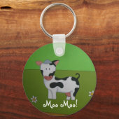 牛キーチェーン キーホルダー (正面)