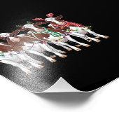 牛クリスマスカウラバーギフトホリデーファーム フォトプリント            (角)