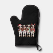 牛クリスマスカウラバーギフトホリデーファーム 鍋つかみ (正面)