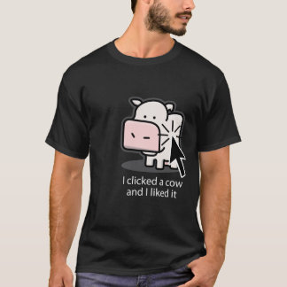 牛クリッカー(暗い) Tシャツ