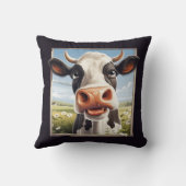 牛クール好き農畜動物 クッション (裏面)