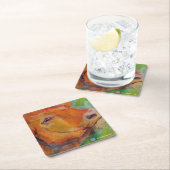 牛コースター スクエアペーパーコースター (インサイチュ)