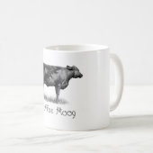 牛コーヒー・マグ(コーヒーMoog)の鉛筆のスケッチ コーヒーマグカップ (正面右)
