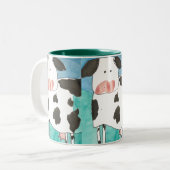 牛コーヒー・マグ ツートーンマグカップ (正面左)