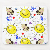 牛サンクラウドマウスパッド！マウスパッド マウスパッド (正面)