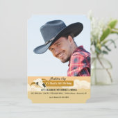 牛スカルの写真の招待状 招待状 (スタンド正面)